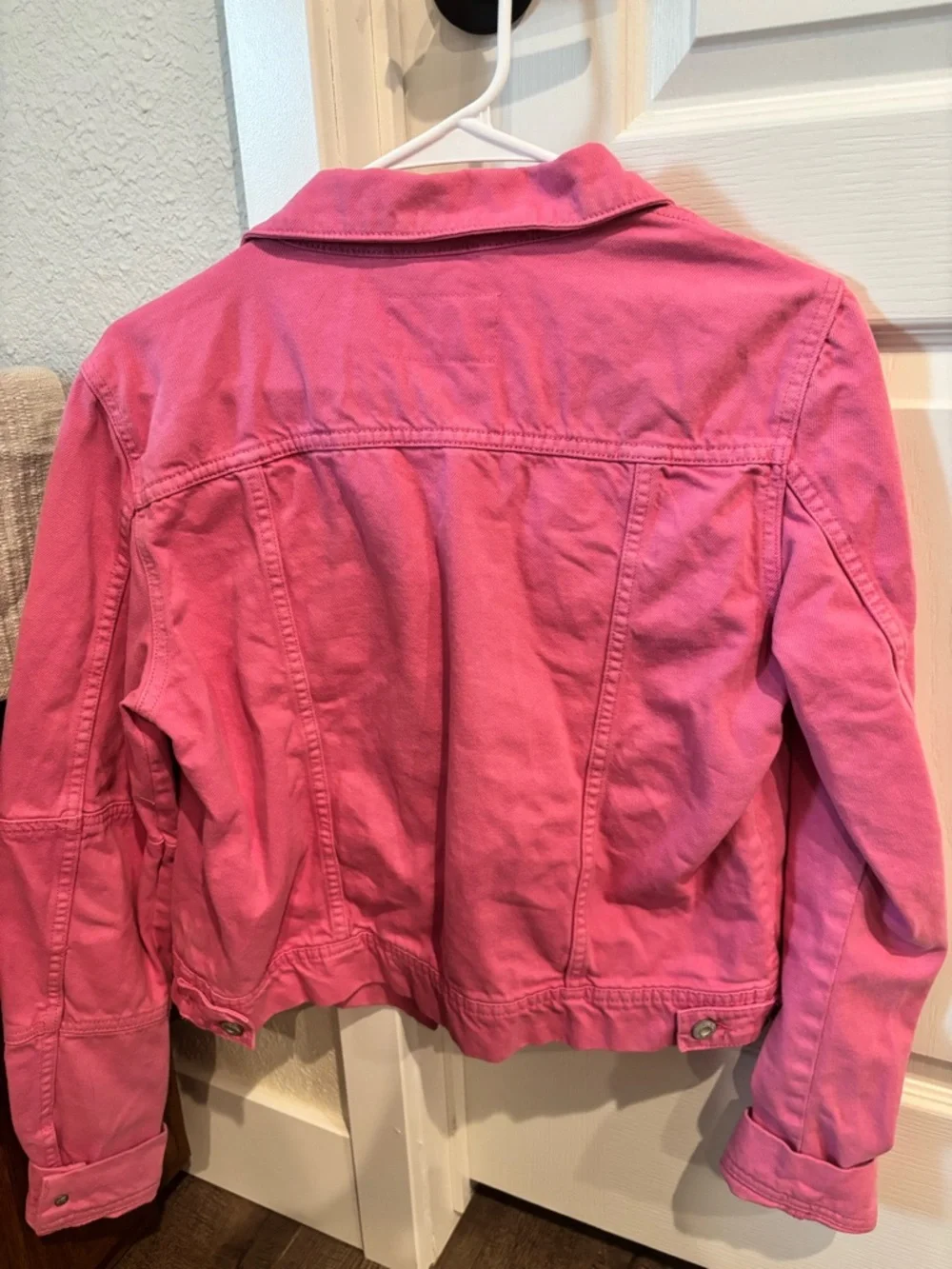 Free people pink denim jacket - Picture 3 of 4